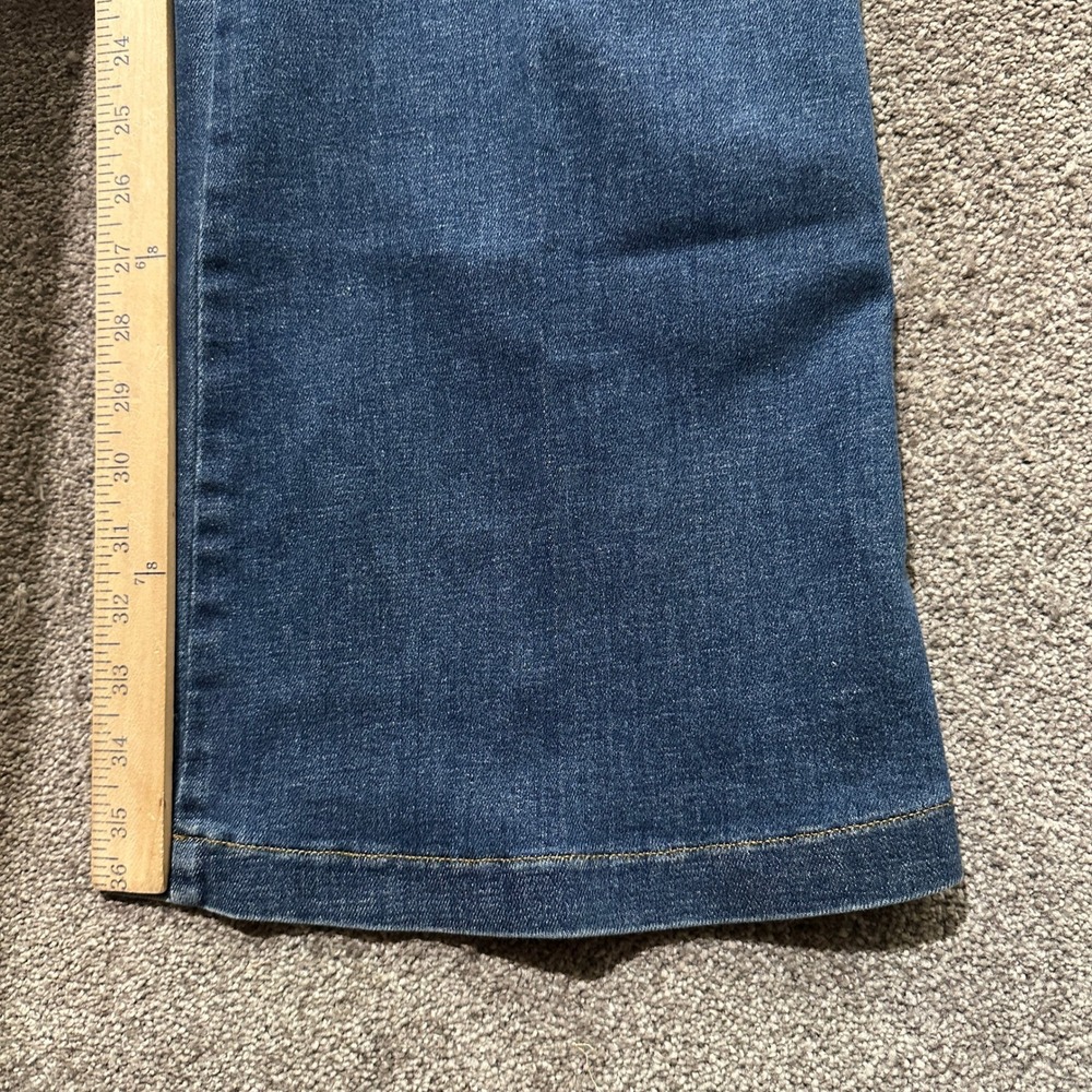 Spanx Pull On Flare Jeans Women 1X Tall Tummy Control Stretch Hi Rise Shaping - Picture 6 of 10